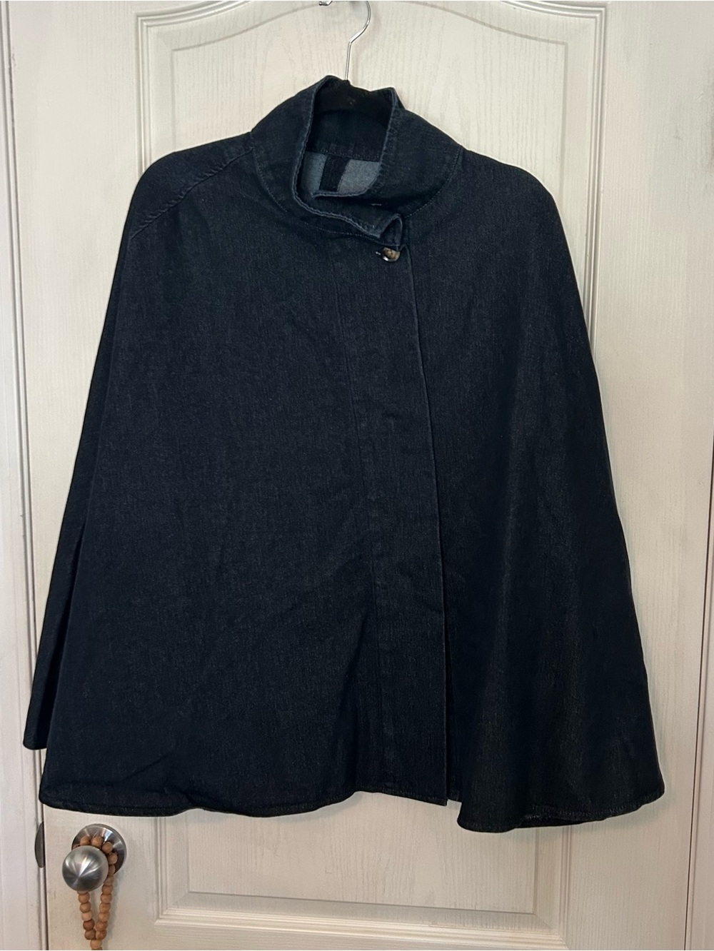 NWOT Denim Women's Cape/Poncho Coat - Classic Funnel Neck